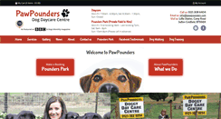 Desktop Screenshot of pawpounders.com